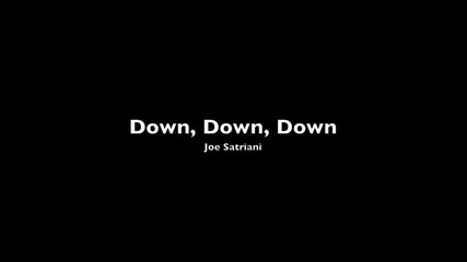Joe Satriani - Down, Down, Down - Backing Track