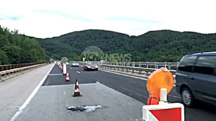 Затвориха част от магистрала "Хемус" заради повреда в настилката