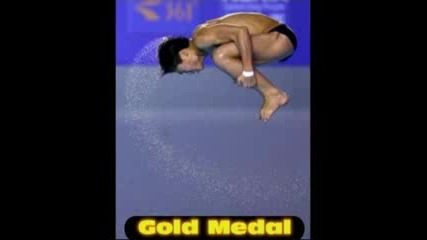 Lin Yue и Huo Liang със злато за Китай в синхронните скокове в басейн - Пекин 2008