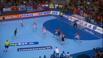handball 2013 Game2 Tunisia v Germany (prelimina