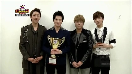 [live Hd] Cnblue Win 1 Music Show Champion 130206