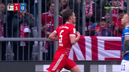 Байерн - Хофенхайм 1:0 /първо полувреме/