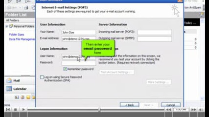 How to Configure Outlook 2003 by www.vivahost.com