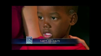Jennifer Hudson - Let it Be + Anderson Cooper report + Brad Pitt speech( Hope for Haiti) 