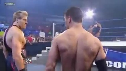 Wwe Smackdown Rey Mysterio Big Show vs Dashing Cody Rhodes Jack Swagger 