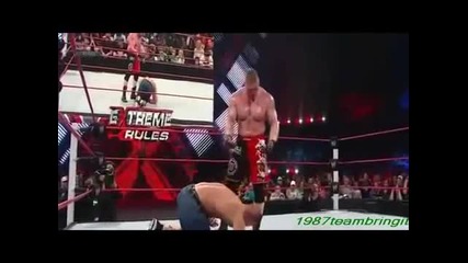 Джон Сина срещу Брок Леснар - ( Екстремни Правила 2012 )