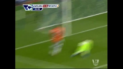 Уигън 4:0 Нюкасъл