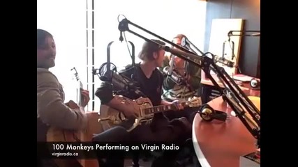 100 monkeys live with Nat amp; Drew on Virgin Radio 