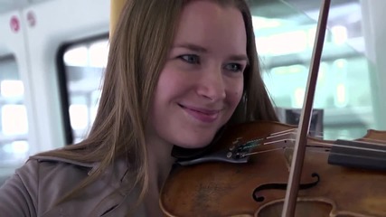 Flash mob in the Copenhagen Metro. Copenhagen Phil playing Peer Gynt.