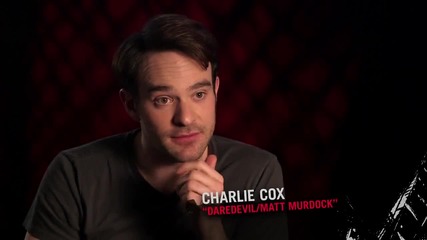 Поглед към главния персонаж Мат Мърдок от сериала Дявол на Доброто (2015)