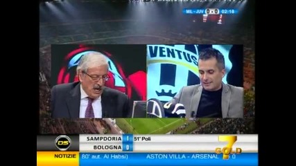 Италиански коментатор полудя след Милан 1:0 Ювентус