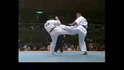 Kyokushin Karate - back spin kick & others by Iko1