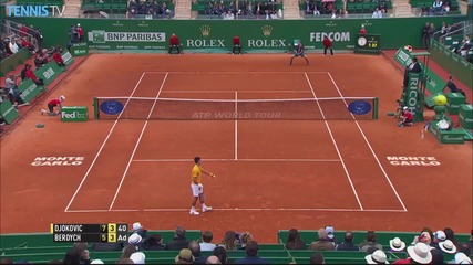 Monte Carlo 2015 Final - Hot Shot By Novak Djokovic