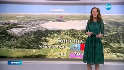 Прогноза за времето (23.12.2016 - централна емисия)