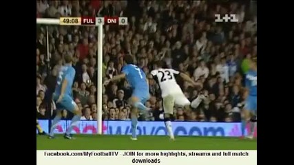 Европа лига. Fulham - Dnipro. Акценти от срещата