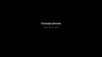 Mobile phones concepts
