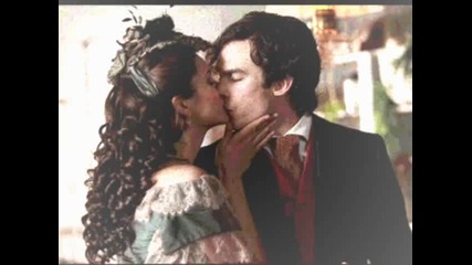 katherine pierce with damon and stephen salvatore