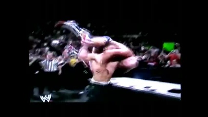 John Cena Attitude Adjustment To Kurt Angle Through Table