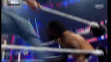 Братята Усо срещу Семейство Уаят Мач за Отборните Титли Two Out Of Three Falls Wwe Battleground 2014