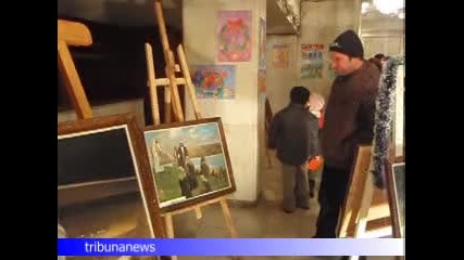 Откриване на художествени изложби 21.12.2009