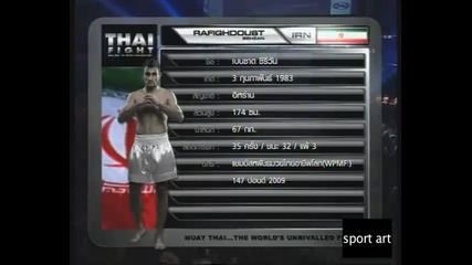 Thai Fight: Behzan Rafighdoust Vs. Liam Harrison 