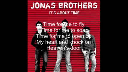Jonas Brothers - Time For me to fly (lyrics) 