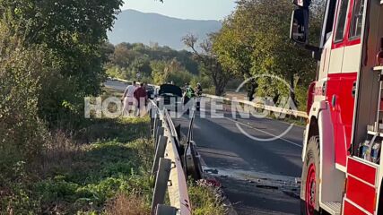 Тежка верижна катастрофа на Подбалканския път, има пострадали