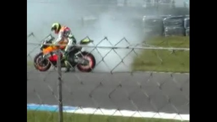 Valentino Rossi Donington 2003 Burnout
