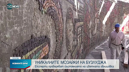 Експерти проверяват състоянието на мозайките на Бузлуджа