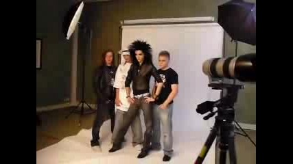 Tokio Hotel at photo - shoot for the hitkrant