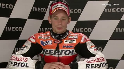 Casey Stoner interview after the Assen Gp