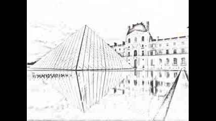 Auto Draw - Рисуване На Музея Лувъра