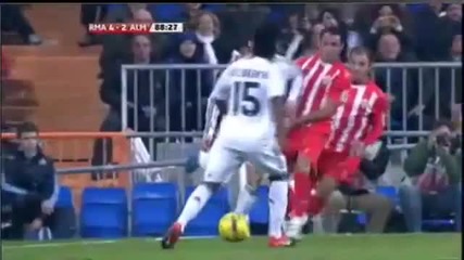 Red Card For Cristiano Ronaldo Real Madrid Almeria 4 - 2 Liga Bbva Tarjeta Roja 