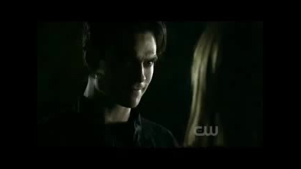 Damon, drunk, showing his emotions - 2x12 The Descent (final scene)