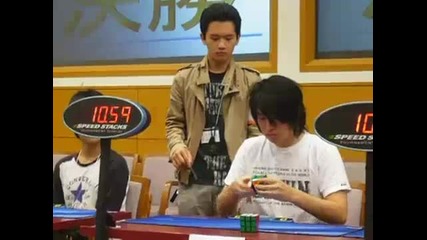 Rubiks Cube avg of 5 11.31 seconds Yu Nakajima 