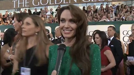Golden Globes Red Carpet Interview_ Angelina Jolie