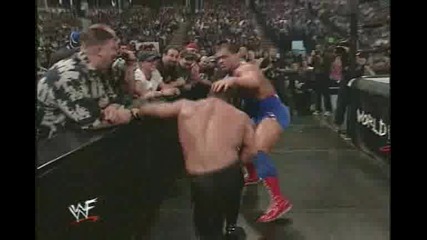 Judgment Day 2001 Kurt Angle vs Chris Benoit *първа част*[ 1st fall pinfall only 2 out of 3 falls]