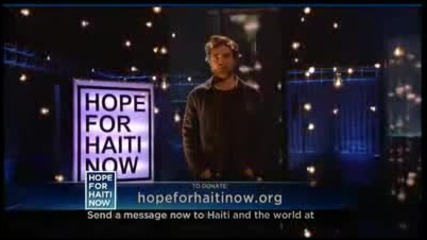 Rob on Hope For Haiti 