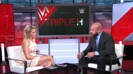 Triple H talks about what excites him most about the Mae Young Classic on ESPN's "SportsCenter"