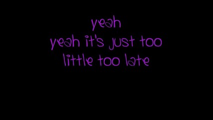 Jojo - Too Little Too Late [ With Lyrics ]