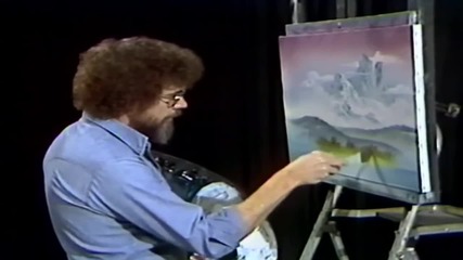 S01 Радостта на живописта с Bob Ross E07 - есенна планина ღобучение в рисуване, живописღ