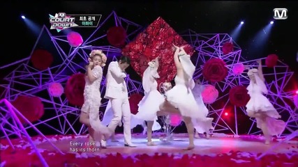 (hd) Lee Hi - Rose ~ M Countdown (04.04.2013)