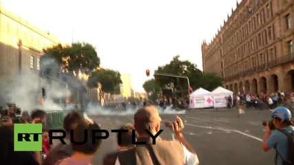 Mexico: Clashes erupt at Mexico City 'Tlatelolco massacre' anniversary protest