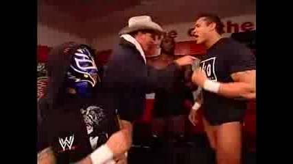 Batista backstage