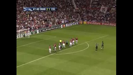 Nakamura Goal Against Man Utd