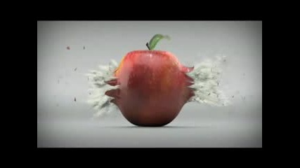 Balle En Mure Traverse Une Pomme