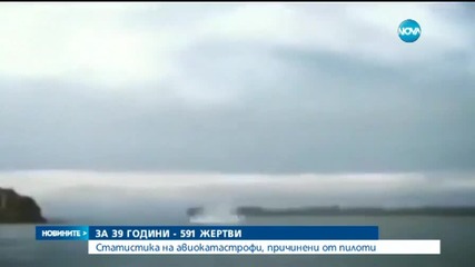 Хроника на авиокатастрофите, причинени от пилота
