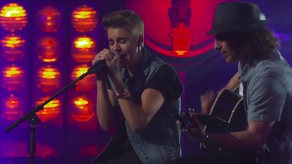 Justin Bieber - As Long As You Love Me (acoustic) (live)