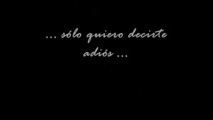 Jarabe De Palo - Adios