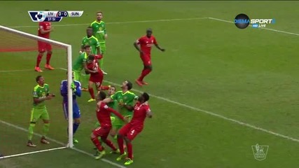 Ливърпул - Съндърланд 0:0 /първо полувреме/